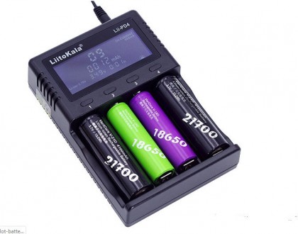 LiitoKala Lii-PD4 - універсальний автоматичний зарядний пристрій на 4 канали для. . фото 5