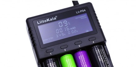 LiitoKala Lii-PD4 - універсальний автоматичний зарядний пристрій на 4 канали для. . фото 7