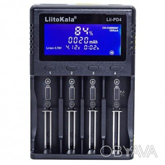 LiitoKala Lii-PD4 - універсальний автоматичний зарядний пристрій на 4 канали для. . фото 1