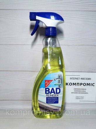 G&G Bad Reiniger - це засіб для ванних кімнат. Легко та швидко видаляє пил і бру. . фото 2