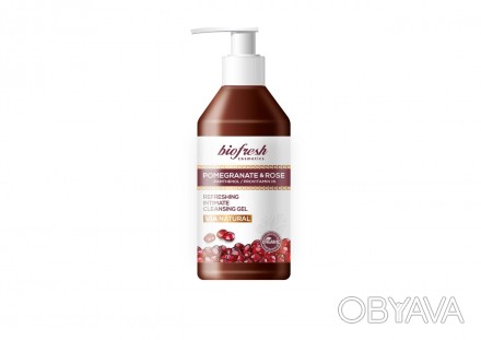 REFRESHING INTIMATE CLEANSING GEL VIA NATURAL POMEGRANATE AND ROSE 250 ml
Освежа. . фото 1
