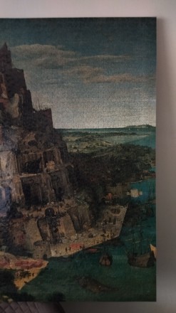 Картина з пазлів "Вавилонська вежа" австрійського художника Пітера Бре. . фото 5