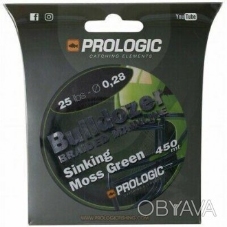 Шнур Prologic Bulldozer Braid 450m (Camo Green) 0.28mm 25lb/11.3kg
Шнур Prologic. . фото 1