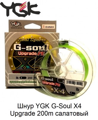 Шнур YGK G-Soul X4 Upgrade 200m (салат.) #0.25/5lb
5545.01.09
YGK D722
Шнур YGK . . фото 2