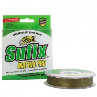 Шнур SUFIX MATRIX PRO 135 метров MID.GREEN 0.12, 8.1. Кременчук. фото 1 Шнур SUFIX MATRIX PRO 135 метров MID.GREEN 0.12, 8.1. Кременчук. фото 1