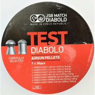 Пули пневм JSB Diablo TEST EXACT 4,5 мм
Благодаря своему весу, особой форме голо. . фото 2