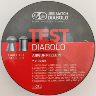 Пули для пневматического оружия JSB Diabolo Test Exact Jumbo
Набор включает в се. . фото 5