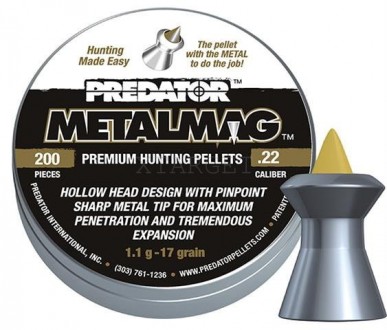Пули пневматические JSB Metalmag 5.5 мм , 1.03 г, 200. Кременчуг. фото 1 Пули пневматические JSB Metalmag 5.5 мм , 1.03 г, 200. Кременчуг. фото 1