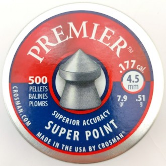 Пули Crosman Super Point 4.5 мм, 500 шт., 0.51 гр
Высококачественные остроконечн. . фото 2