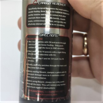 Очиститель нагара Bore Tech C4 CARBON REMOVER 118 мл
Bore Tech C4 CARBON REMOVER. . фото 3