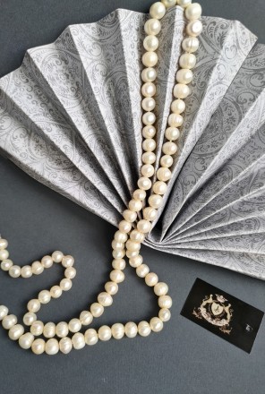 Пропонуємо до Вашої уваги чарівне намисто з натуральних перлів. 
Метал : ювелірн. . фото 2