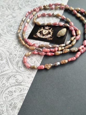 Пропонуємо до Вашої уваги чарівне намисто з натуральних перлів. 
Довжина (загаль. . фото 2
