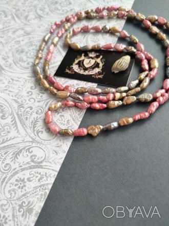 Пропонуємо до Вашої уваги чарівне намисто з натуральних перлів. 
Довжина (загаль. . фото 1