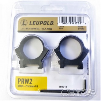 Кольца стальные Leupold PRW2 30 мм, низкие 
Низкие кольца Leupold PRW2 постоянно. . фото 1