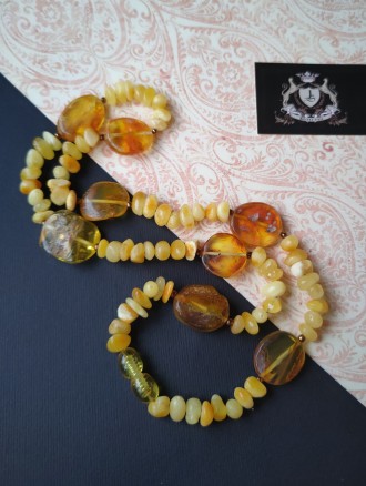 
Пропонуємо Вам придбати намисто з натурального королівського та зеленого буршти. . фото 2
