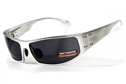 Открытыте защитные очки Global Vision BAD-ASS-2 Silver (gray) серые
Очки Bad-Ass. . фото 4