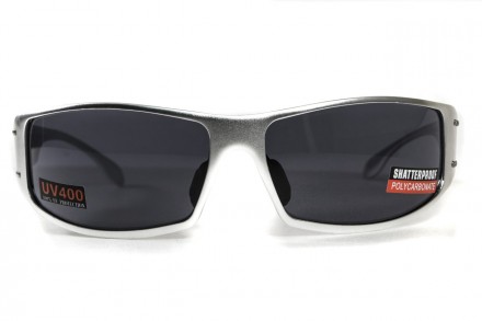 Открытыте защитные очки Global Vision BAD-ASS-2 Silver (gray) серые
Очки Bad-Ass. . фото 9