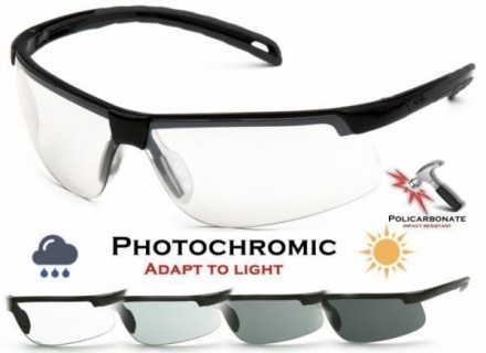 Невесомые спортивные очки с фотохромными линзами Защитные очки Ever-Lite от Pyra. . фото 2