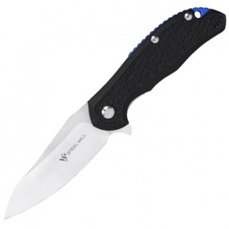 Нож Steel Will Modus черно-синий
Легкий флипер с умеренно тугой клипсой (мы же н. . фото 2