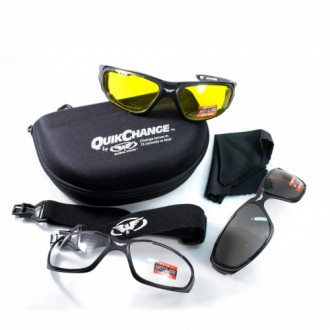 Защитные очки QuikChange KIT от Global Vision (США) Светофильтры в комплекте: чё. . фото 8
