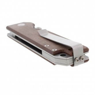 Нож StatGear Ausus brown (сталь D2)
Классический олдскульный полновесный нож с ш. . фото 4