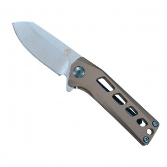 Нож StatGear Slinger серый (сталь D2)
Тонкий цельностальной, но легкий повседнев. . фото 2