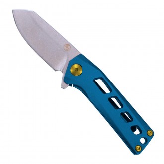 Нож StatGear Slinger синий (сталь D2)
Тонкий цельностальной, но легкий повседнев. . фото 2