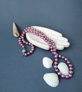 Пропонуємо до Вашої уваги чарівне намисто з натуральних перлів. 
Німеччина
Довжи. . фото 2