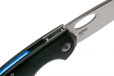 Нож Steel Will Sedge, черно-синий
Клинок этой модели похож на тонкий и удлиненны. . фото 5