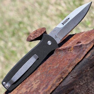 Нож Ontario Dozier Arrow D2 (9100)
Клинок сделан - Spear-Point. Кончик ножа усил. . фото 3