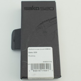 База Sako Optilock 20MOA S588207335
Крепление для прицела S20 с высокими эксплуа. . фото 7