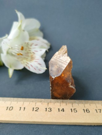 
Пропонуємо Вам натуральний камінь цитрин .
Розмір : 43*19*44 мм.
 
Мінералу при. . фото 9