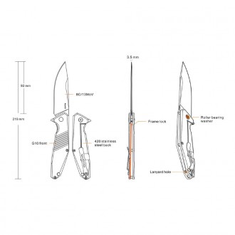 Складной нож Ruike D191 B
Торговая марка Ruike недавно представила свою новую не. . фото 3