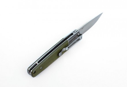 Нож Ganzo G7211-GR зеленый
Нож Ganzo 7211 — складная модель с сатиновым лезвием . . фото 5