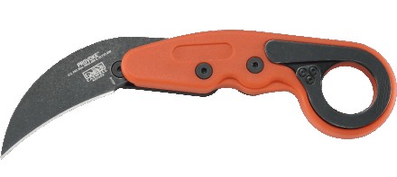 Нож CRKT Provoke Orange 4041O
Служить. Защищать. Уникальный нож керамбит Provoke. . фото 3