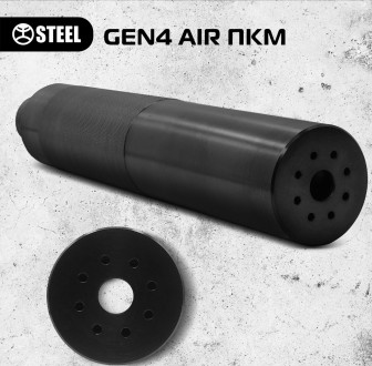 Глушитель ПКМ STEEL Gen4 AIR 7.62x54 резьба М18х1.5Lh
Активно применяется нашими. . фото 2