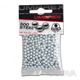 Шарики ВВ UMAREX Quality BB"s 500 шт. 4.5 мм
Стальные шарики для пневматических . . фото 1