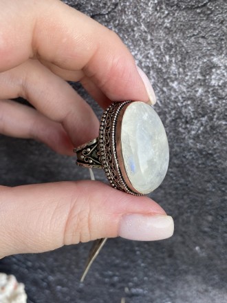  
 Пропонуємо Вам неперевершене кільце з чарівно-прекрасним місячним каменем . І. . фото 7