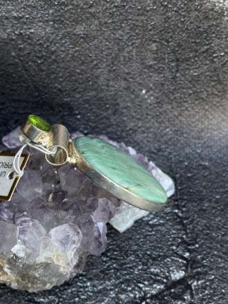 Пропонуємо Вам придбати підвісок з натуральним каменем зелений опал та перидот у. . фото 7