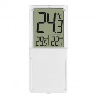Термометр оконный цифровой TFA "Vista", на липучке, 90х40х18 мм
 
Удобное считыв. . фото 2