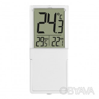 Термометр оконный цифровой TFA "Vista", на липучке, 90х40х18 мм
 
Удобное считыв. . фото 1
