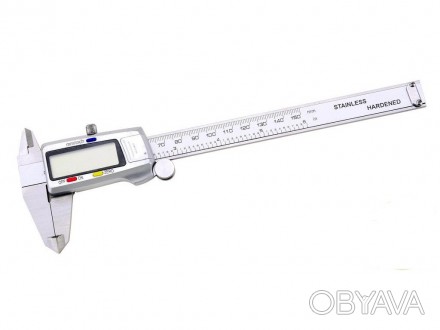 Штангенциркуль HUAWEI 150 мм, електронний призначений для вимірювання довжини, г. . фото 1