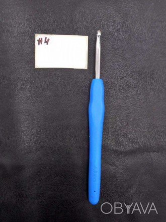 Крючок для вязания 4 мм
 Данный крючок для вязания имеет металлический стержень . . фото 1