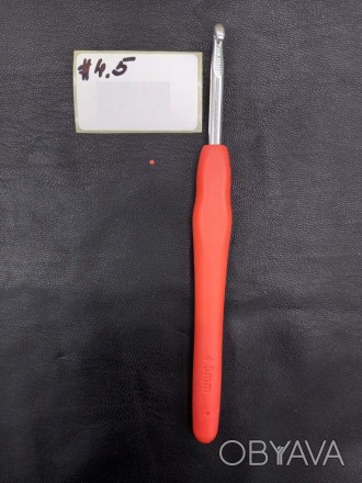 Гачок для в'язання 4.5 мм
 Данный крючок для вязания имеет металлический стержен. . фото 1