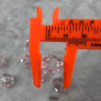 Намистини біконус пластикрозмір - 12 ммколір - на фотокількість - 20гр/уп (прибл. . фото 4