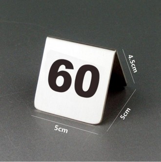 Номерки на стіл із металу чорного кольору Нумерація столів ⁇ Чорна
є можливість . . фото 6