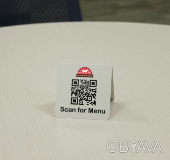 покажчика меню QR-коду Меню QR-коду, що наклеюється на стіл ⁇ Меню ресторану ⁇ ⁇. . фото 1