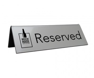 Табличка РЕЗЕРВ/REERVED з Вашим логотипом із металу
виготовимо за 1 день
метал п. . фото 5
