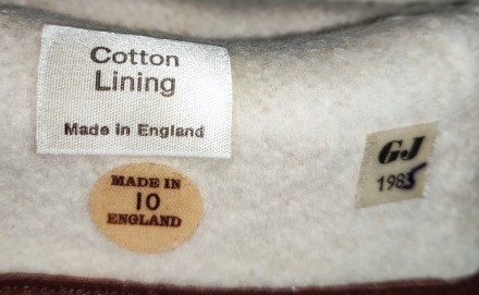 Кожаные перчатки GJ, made in England, подкладка 100%-cotton, размер-10, на средн. . фото 7
