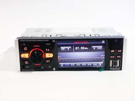 Автомагнитола MP5 Pioneer 4052AI экран 4.1 Bluetooth AV-in Пульт на руль (copy)
. . фото 5